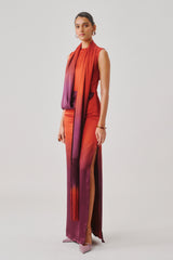 Ember scarf dress