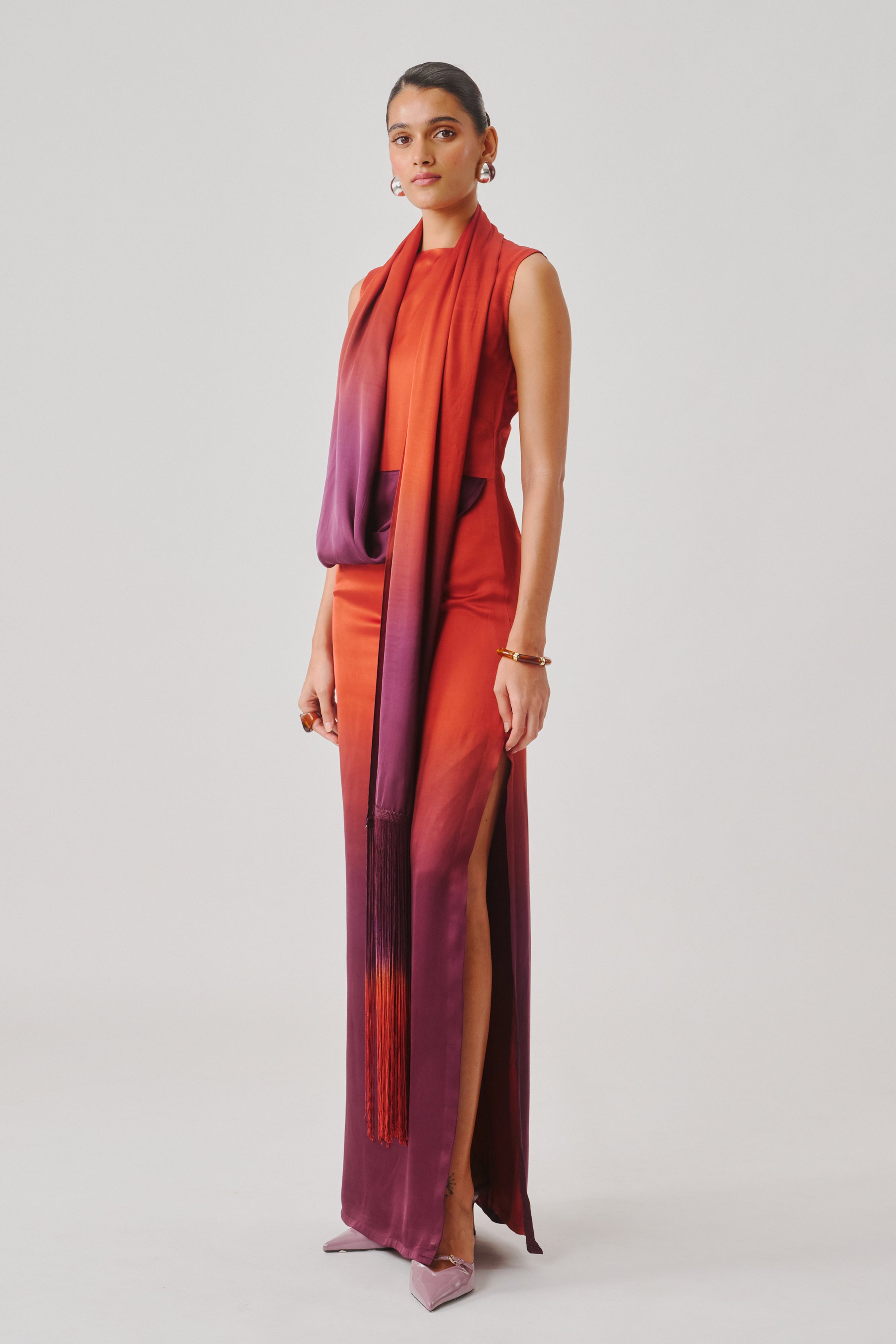 Ember scarf dress