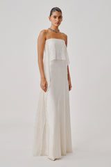 White Peony Lace Gown