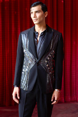Eclipse Armor Embroidered Tuxedo Set