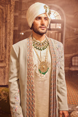 OPEN SAGE GREEN
TEXTURED INDO-WESTERN