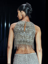 Mosaic Crystal Trouser Set