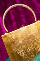 CHIC SQUARE DIVA BRASS BAG