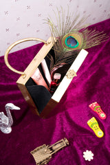 CHIC SQUARE DIVA BRASS BAG