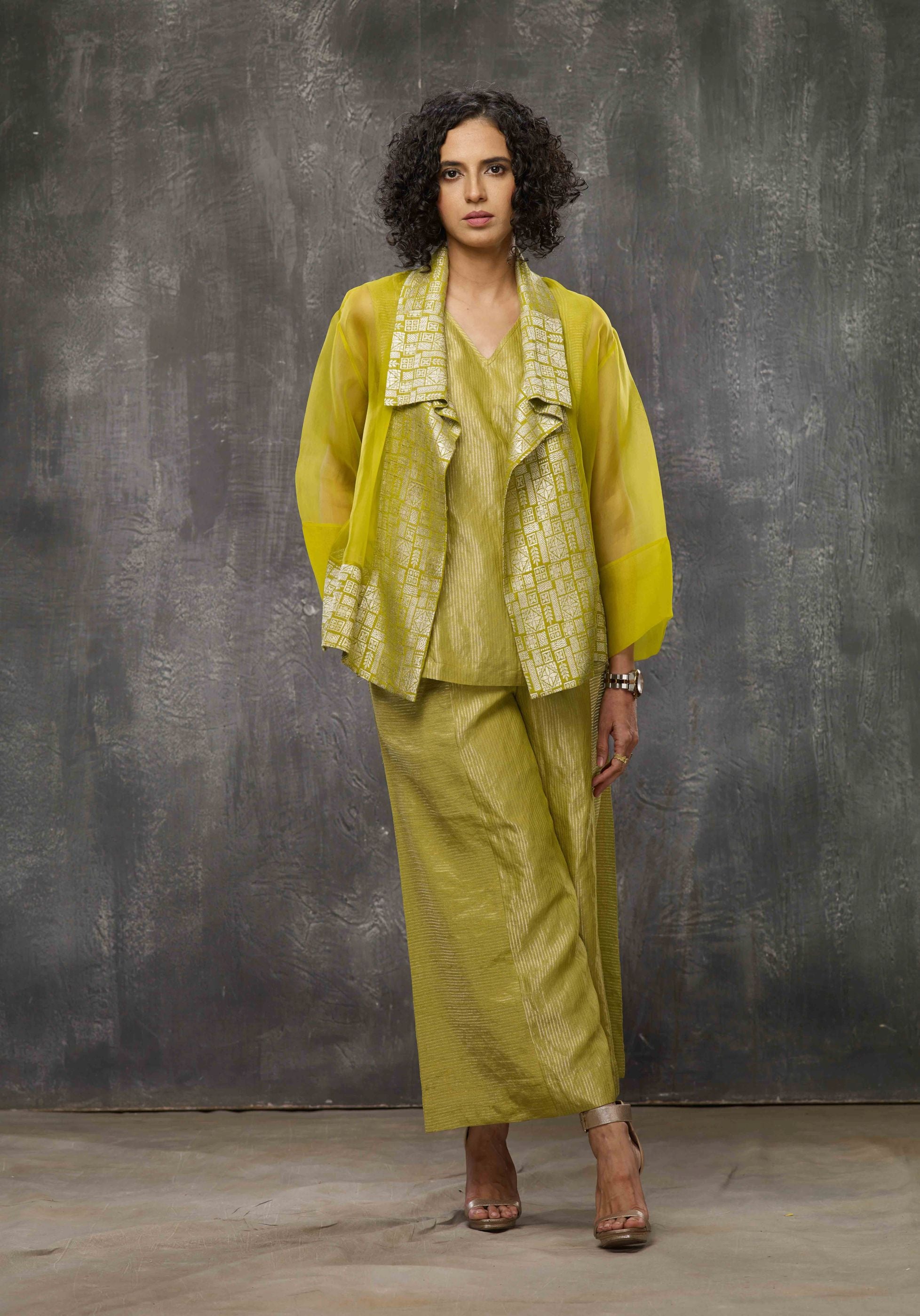 ACID YELLOW JACKET SET