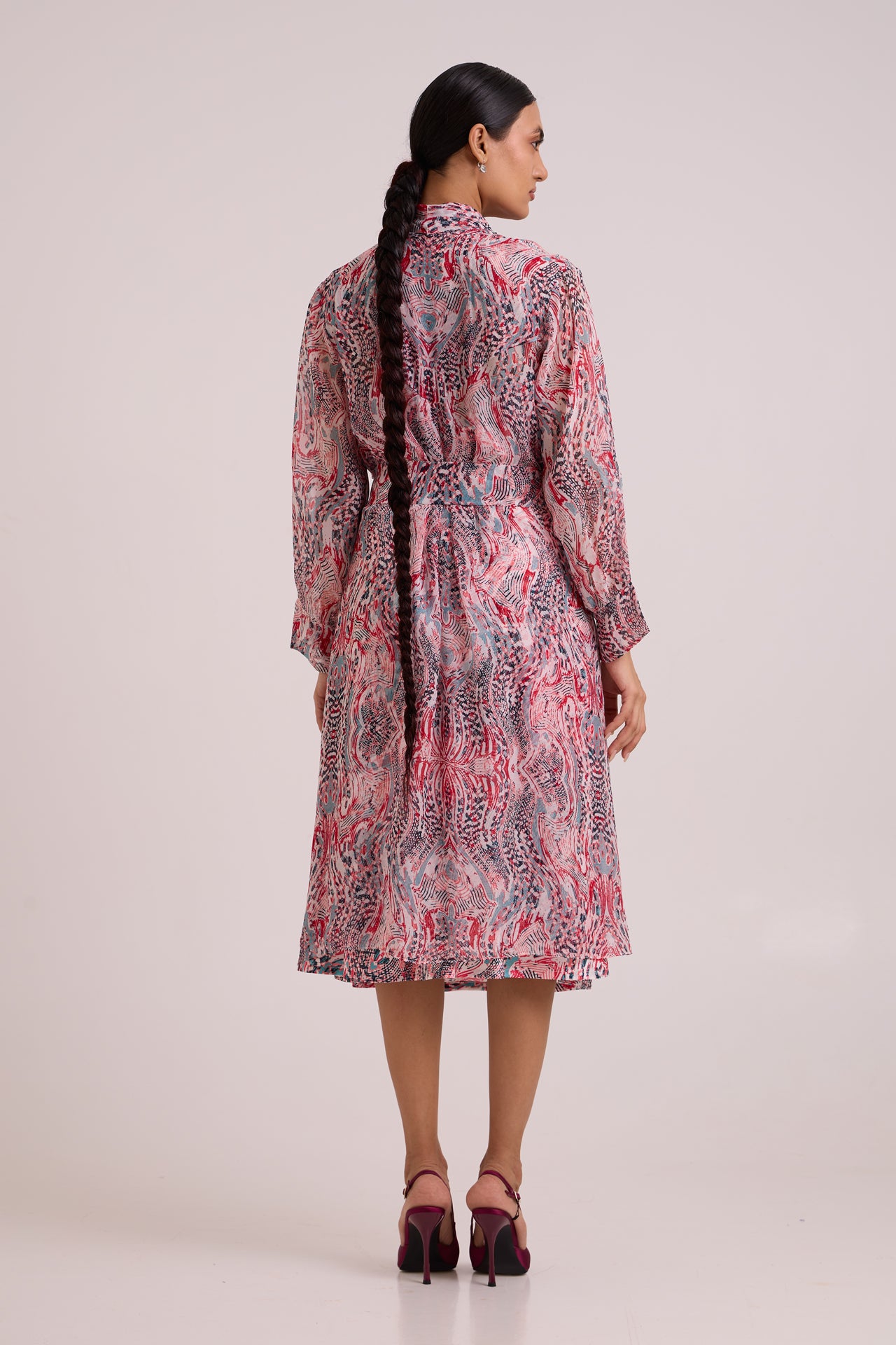 Joanne - Tropical Buzz Trench Jacket Set