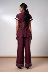 Brandy – Fold and Flow Wrap Top with Pants