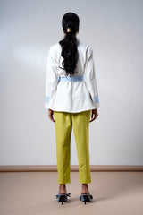 Taj-serene-ice-top-olive-pants