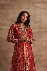 'Swapn Sundari' Brocade Benarasi Handloom Jacket