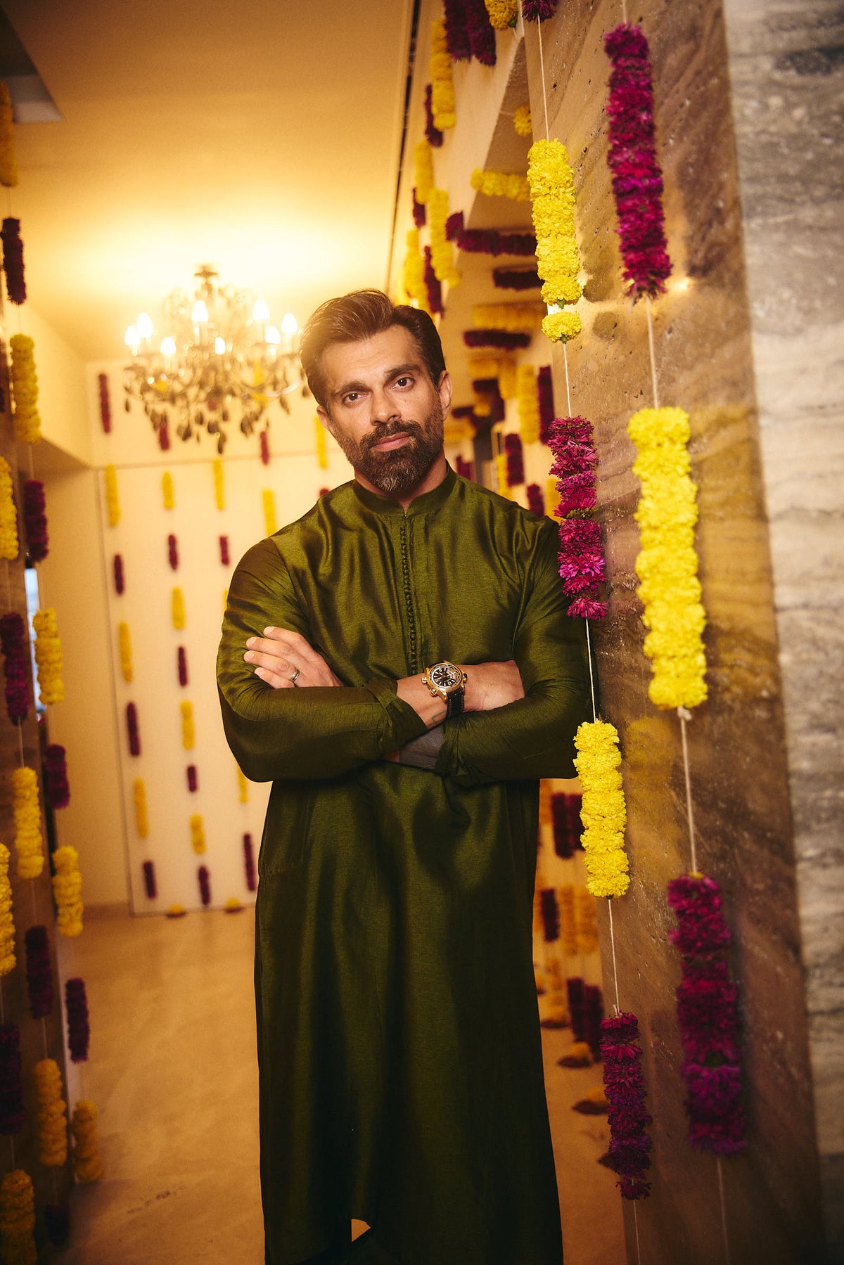 Karan Singh Grover in Farid Kurta Set
