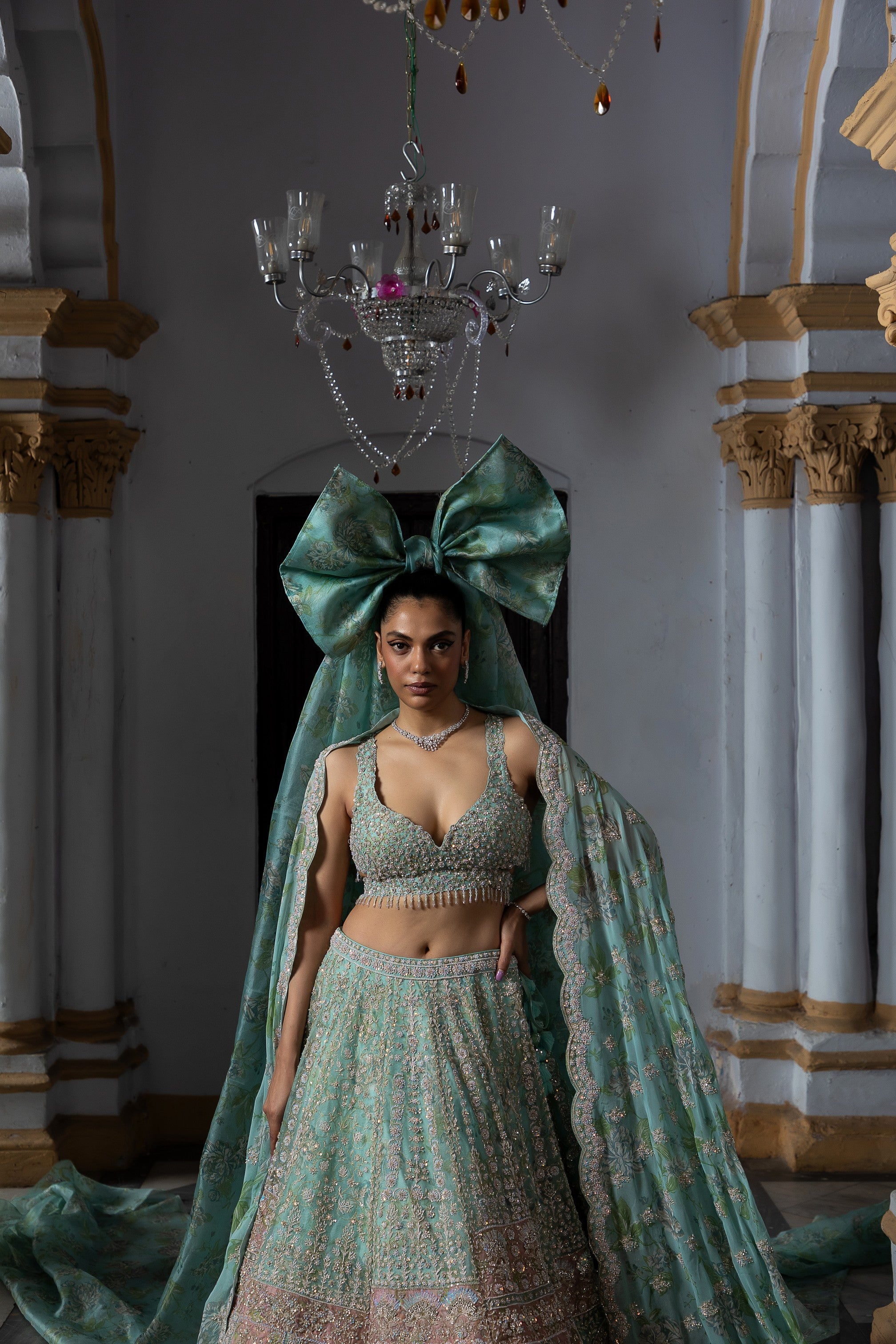 Blush Opulence Lehenga