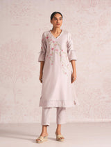 Blush Vines Kurta set