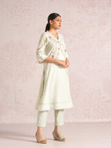 Blush Vines Kurta set