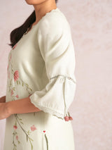 Blush Vines Kurta set
