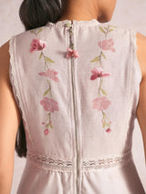 Blush Vines Peplum Co-ord