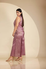 LAVENDER VEST TOP SET