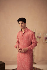Coral Meadow Kurta Set