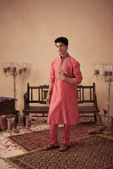 Coral Kurta Set