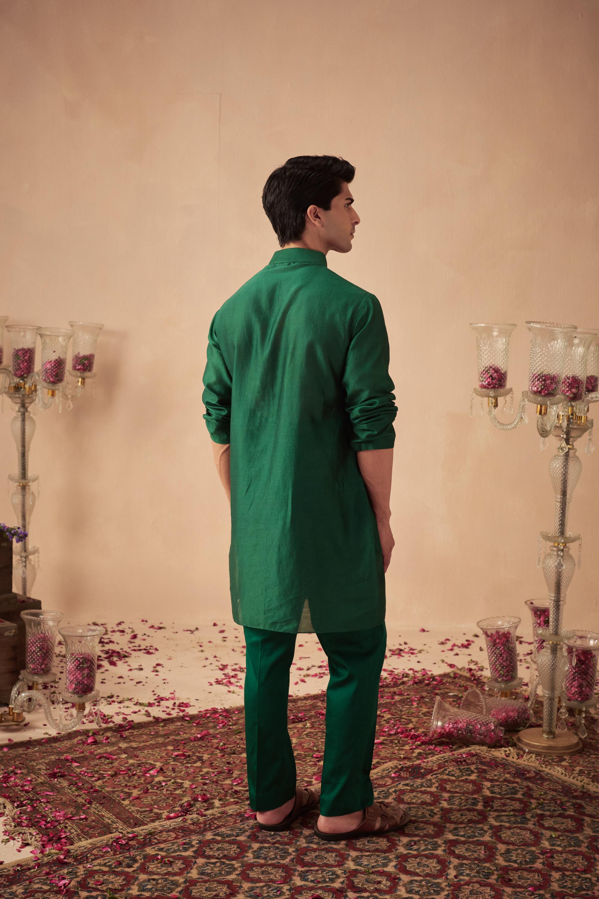 Emerald Green Kurta Set