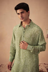 Sage Green Meadow Kurta Set