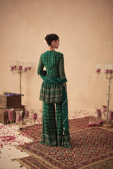 Green Vine Sharara Set