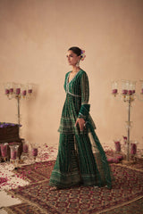 Green Vine Sharara Set