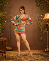 CHROMATA EMBELLISHED DRESS