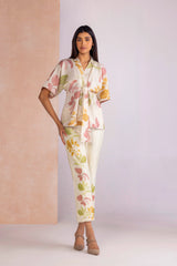 Tropical Oasis Cinch Top