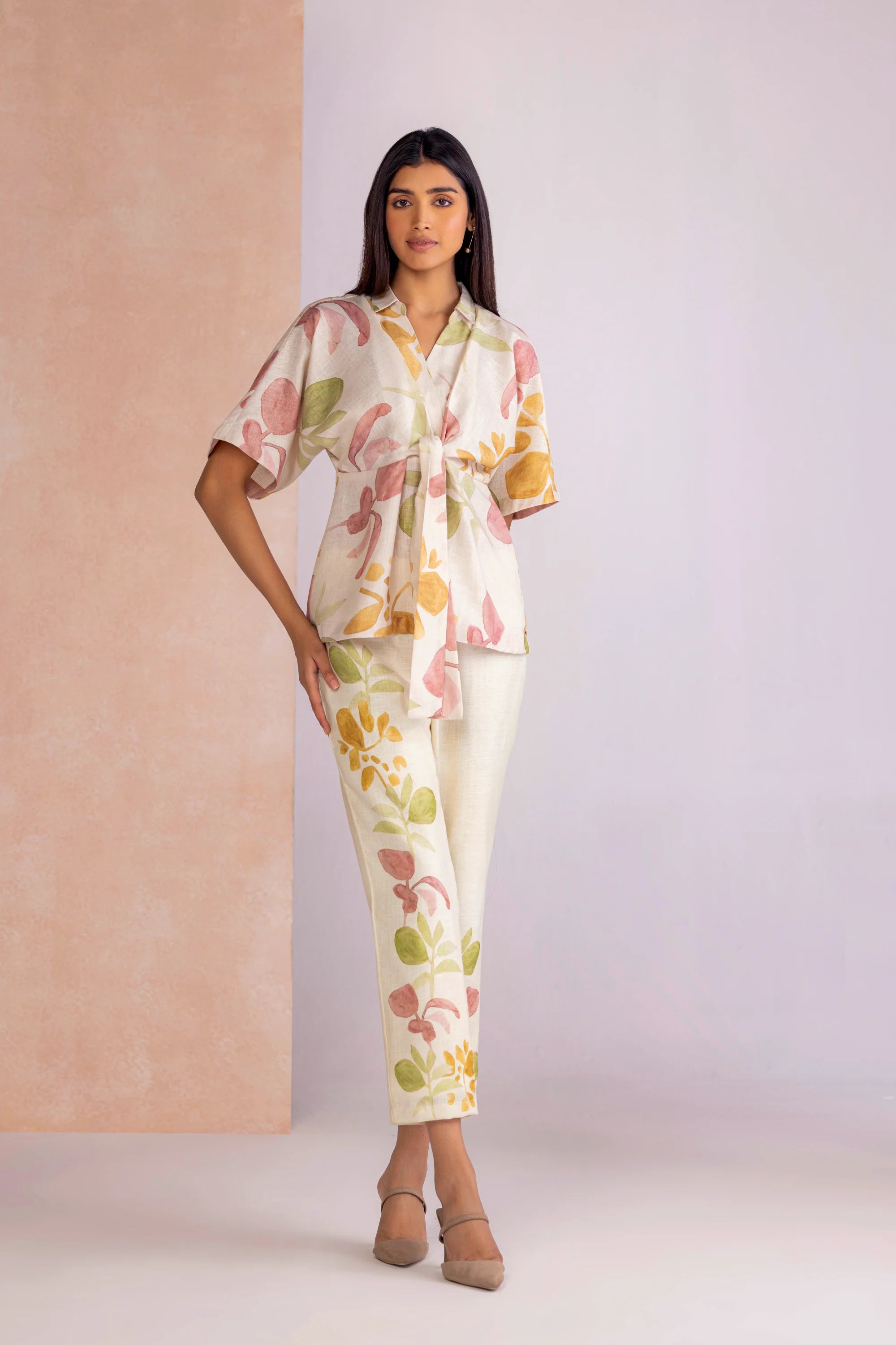 Tropical Oasis Cinch Top