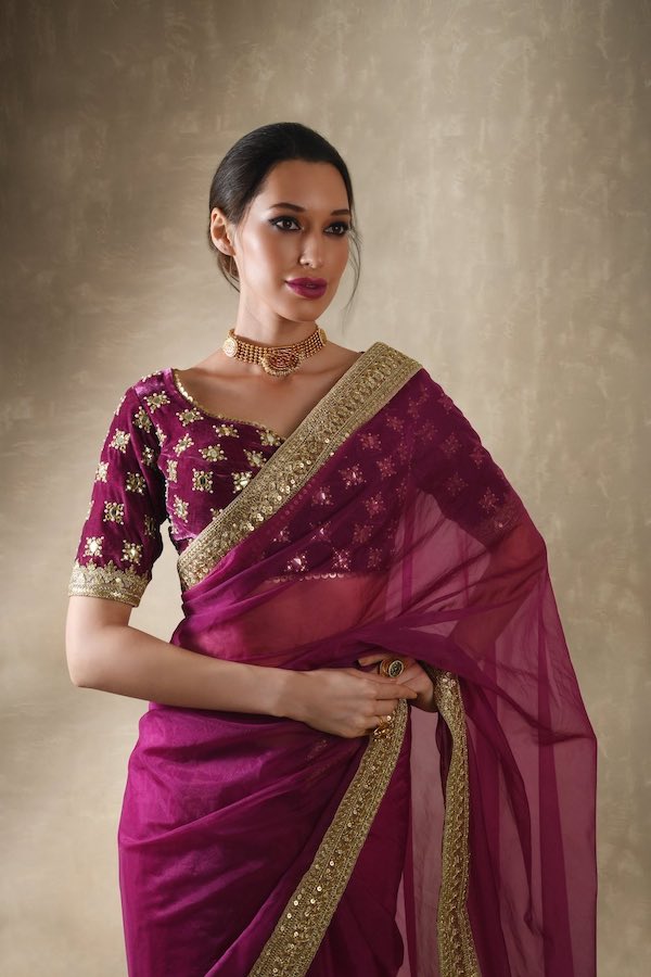 Clover sari set