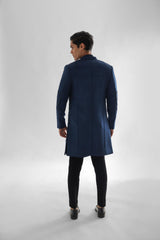 Arrey Teal Blue Achkan