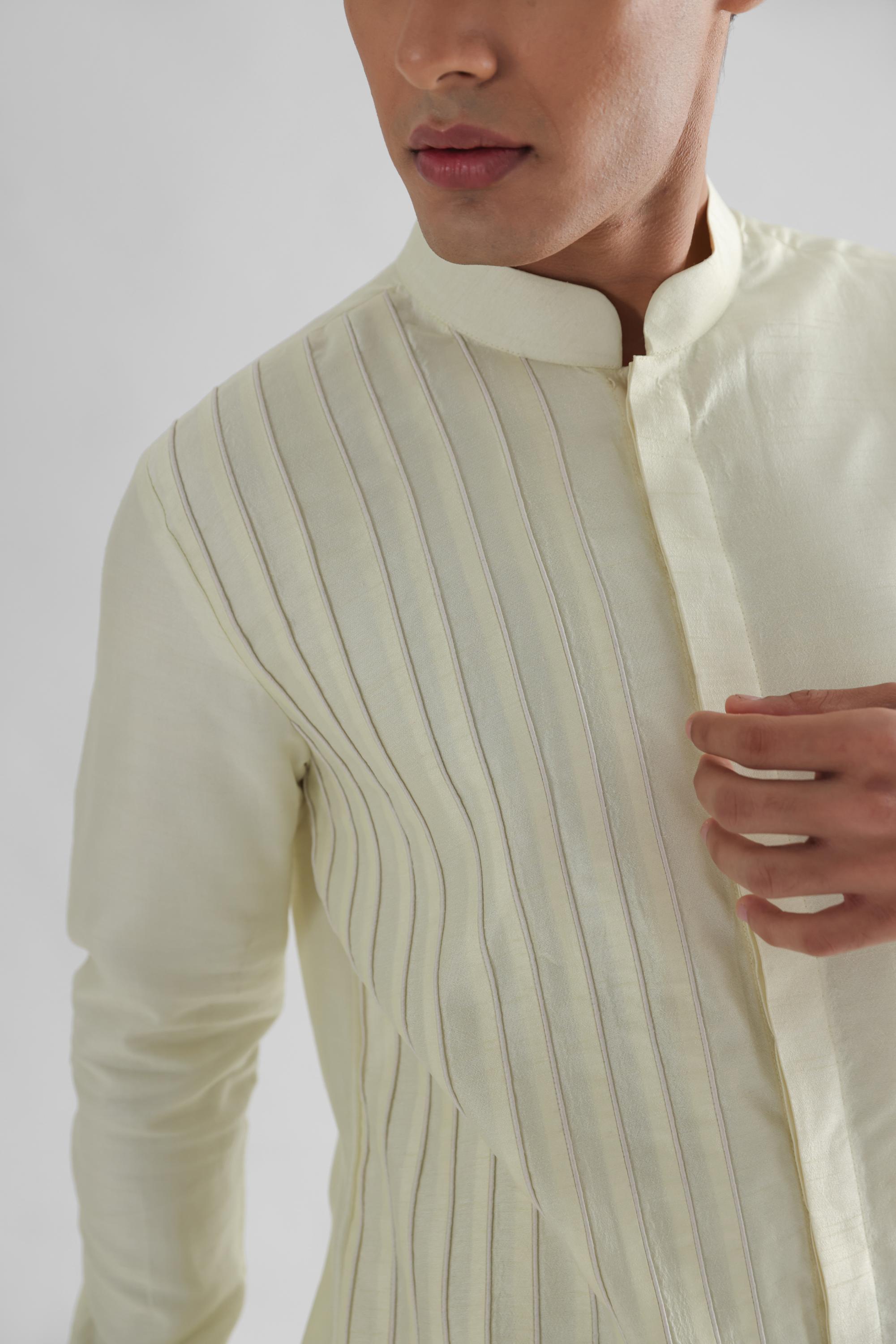 Hawk Light Yellow Kurta
