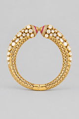 Bold and stylish moissanite openable cuff