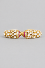 Bold and stylish moissanite openable cuff