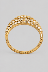 Bold and stylish moissanite openable kada