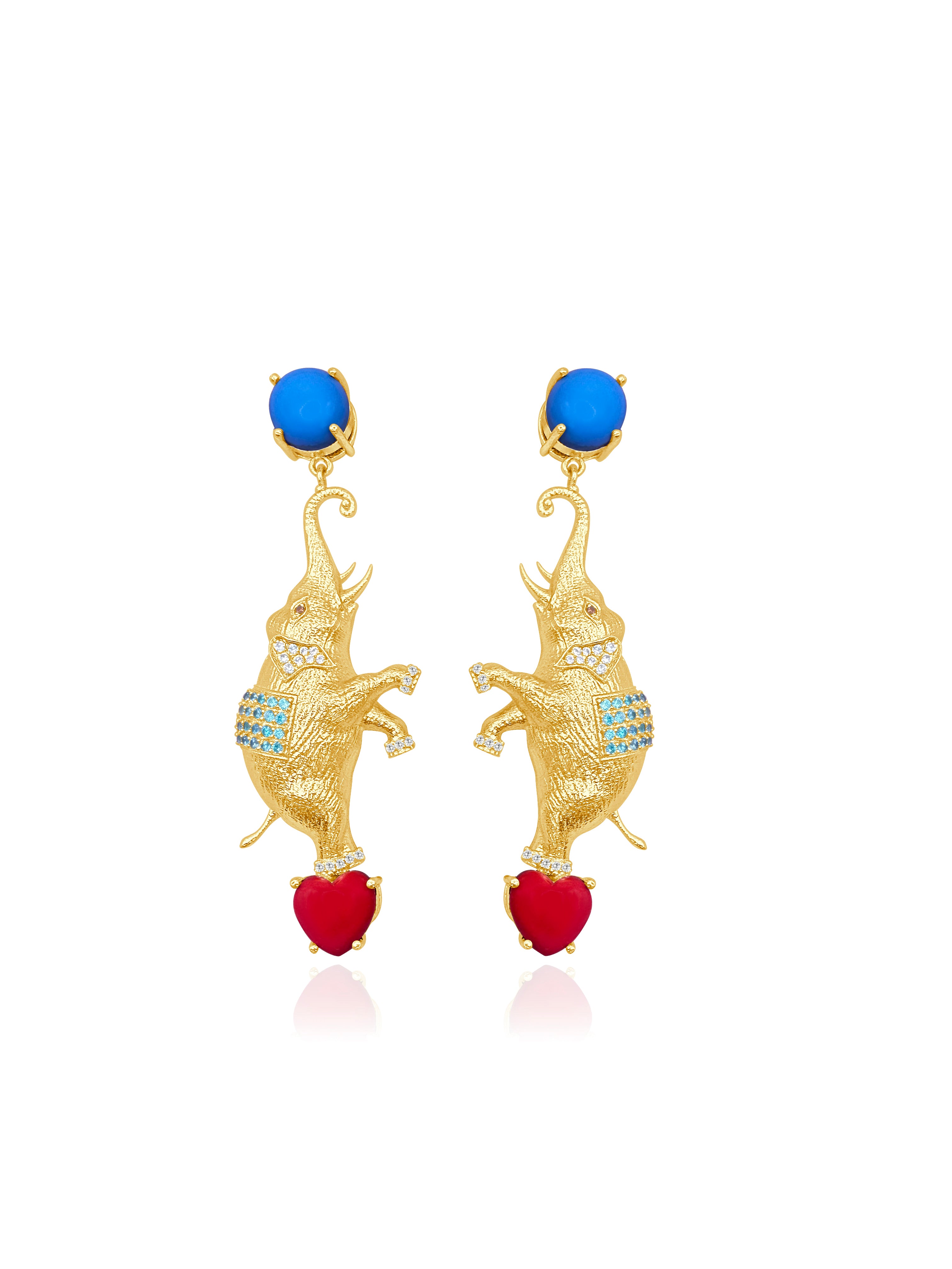 Circus Elephant Earrings