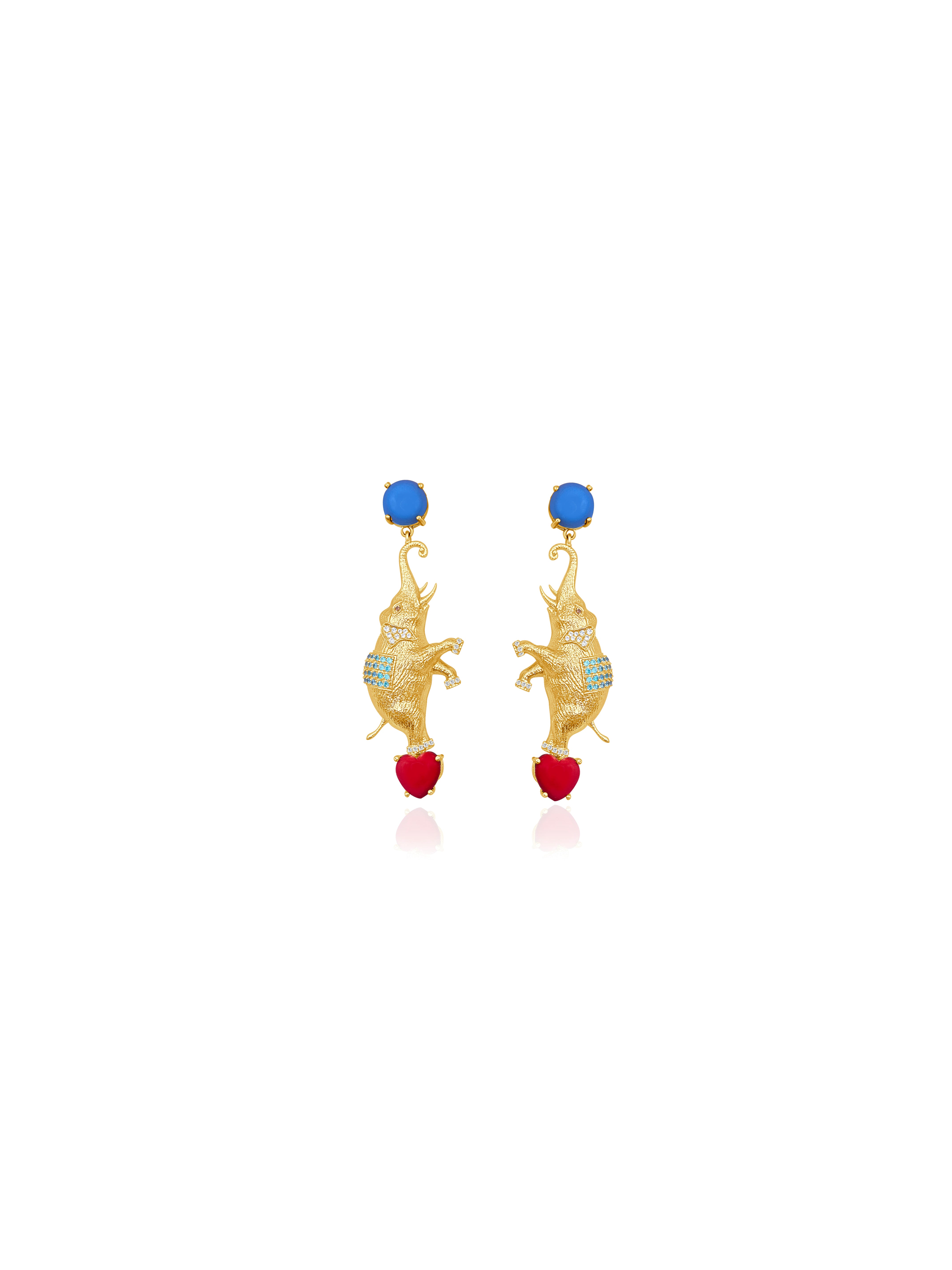 Circus Elephant Earrings