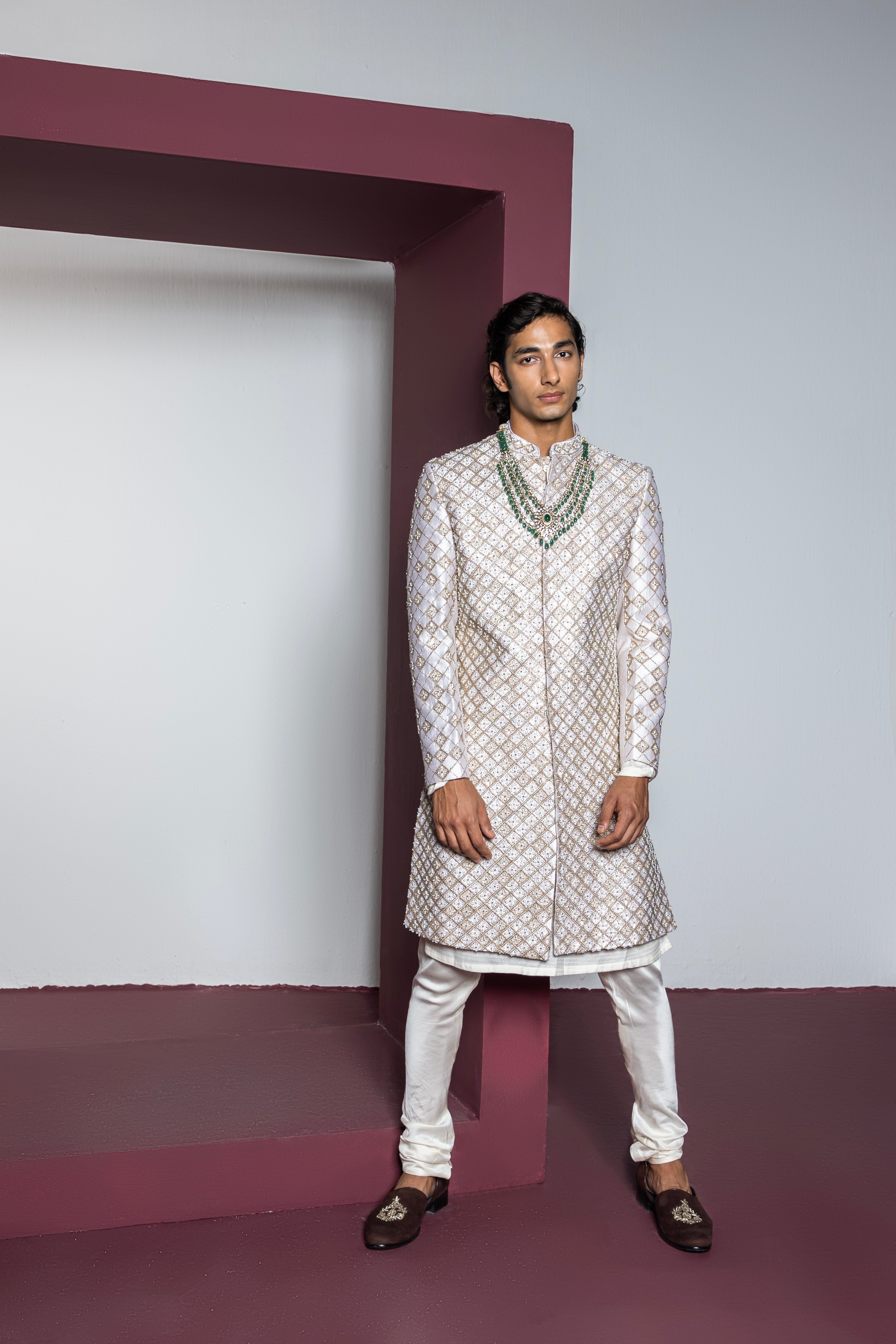 Dazzle Sherwani Set