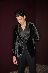 Velvet Dusk Tuxedo Set