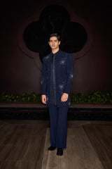 Celestial Open Sherwani Set