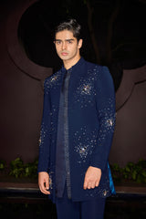 Celestial Open Sherwani Set