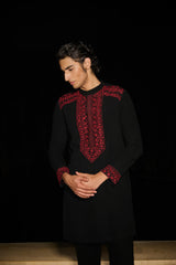 Ruby Glint Kurta Set