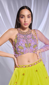 BERRY SORBET LEHENGA SET