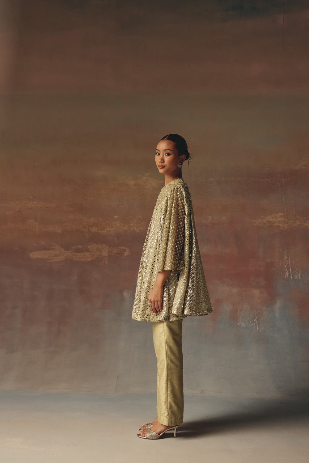 A-Line Box Pleat Dress Jacket