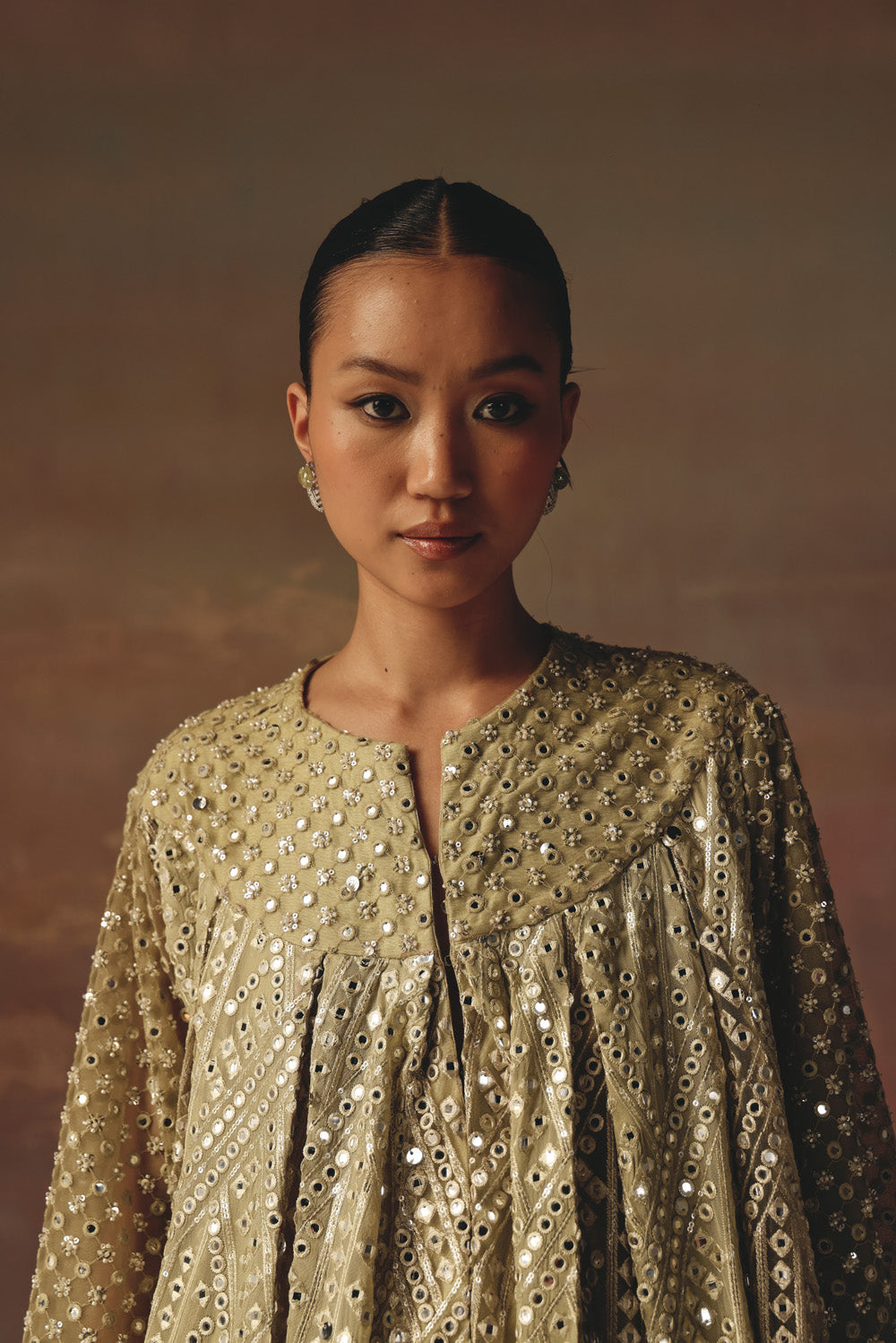 A-Line Box Pleat Dress Jacket