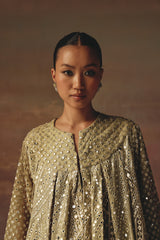 A-Line Box Pleat Dress Jacket