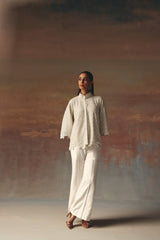 jacket with scallop