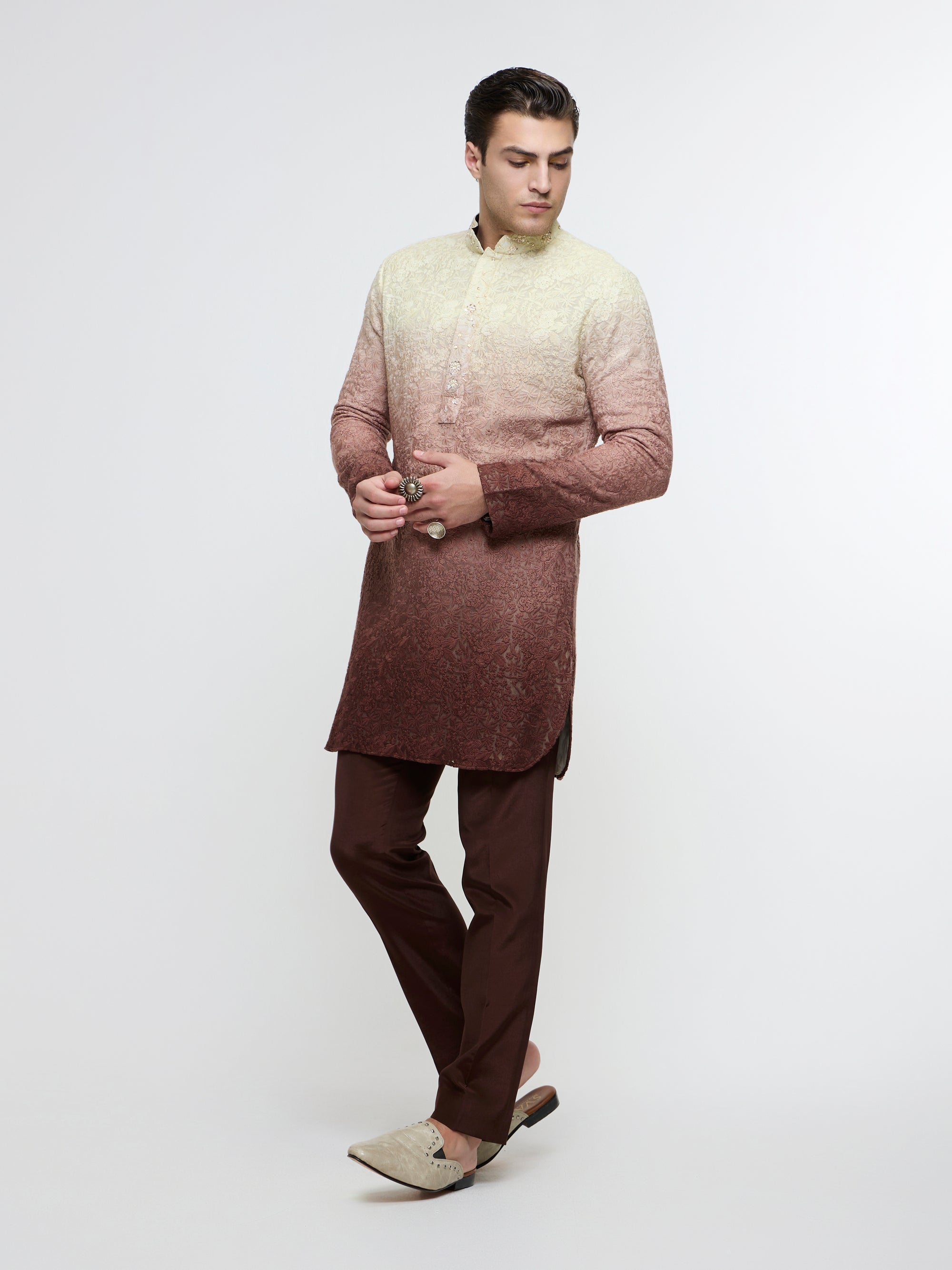 MOCHA ELAN KURTA SET