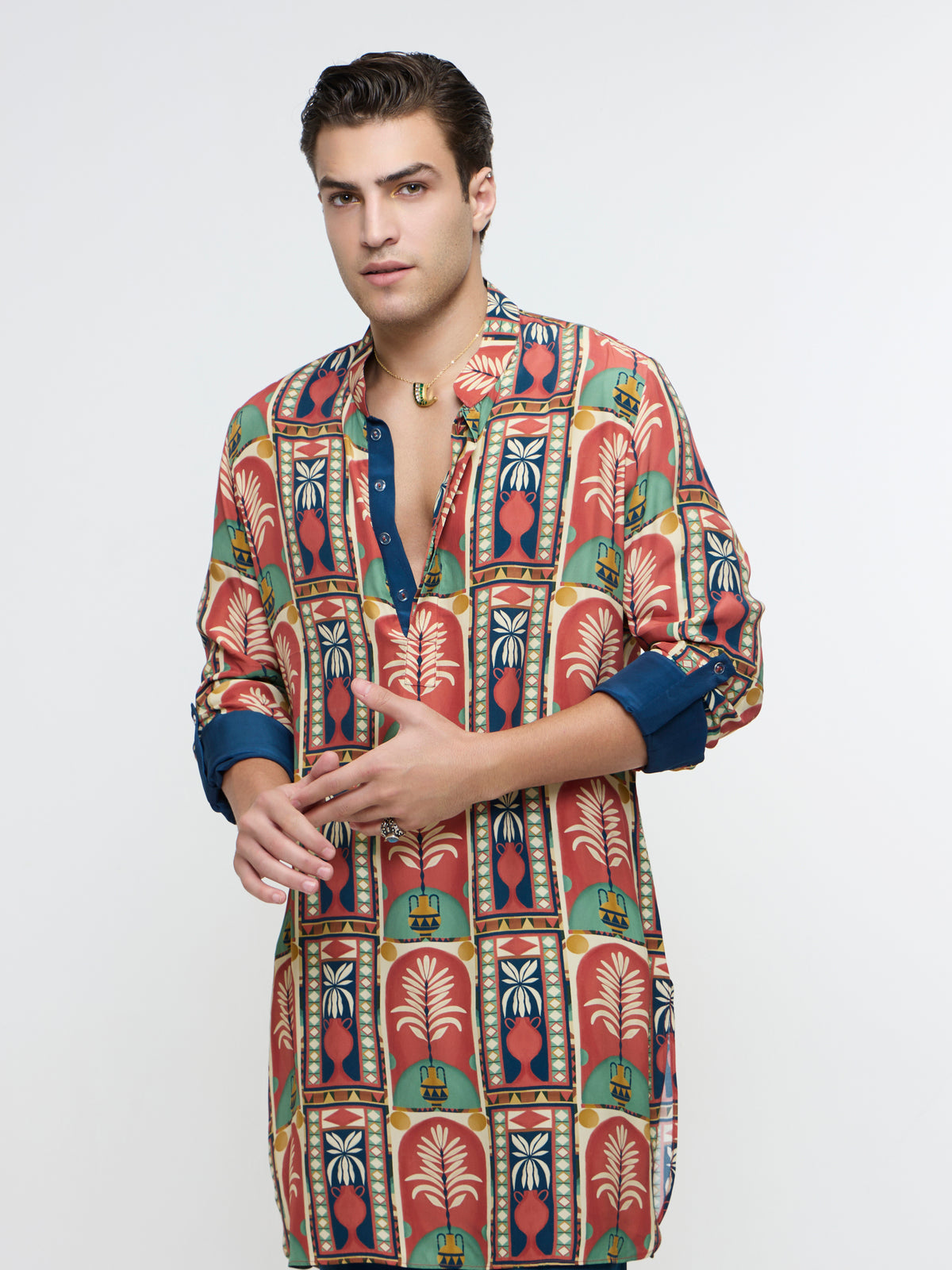 CHARBAGH ROLLED UP KURTA