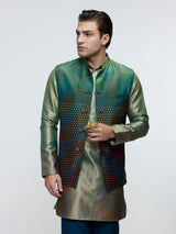 ZORAVAR : POLKA BUNDI PAIRED WITH POLKA KURTA PAIRED WITH PANTS